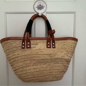 Balenciaga Panier straw tote